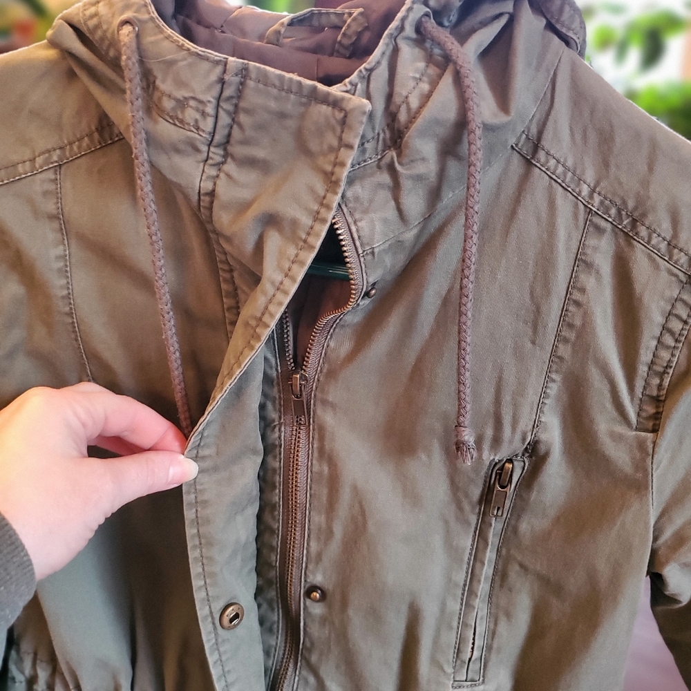 Mid length woman's jacket